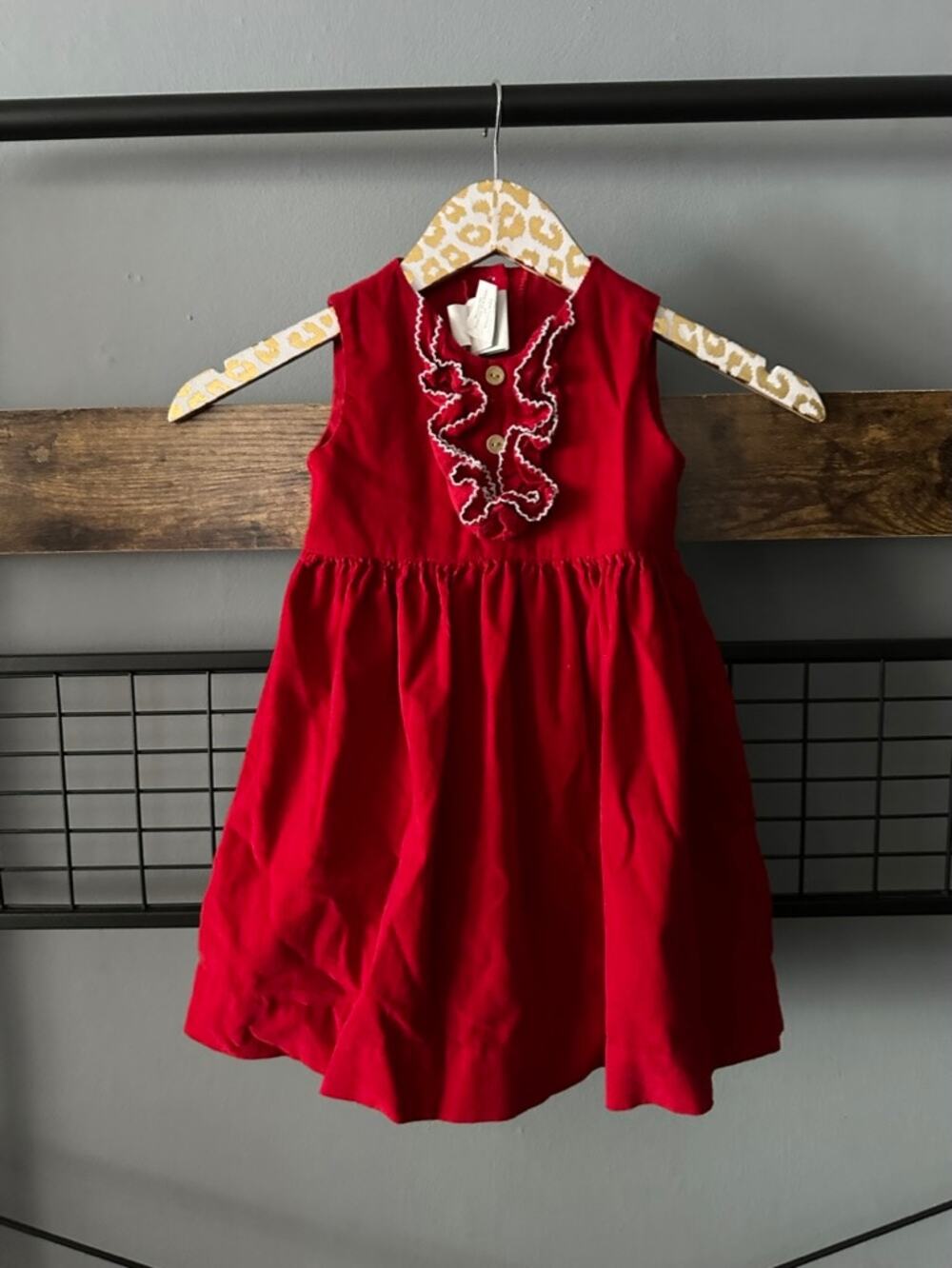 Zuccini Girls Vintage Type Red Dress | Size 2T